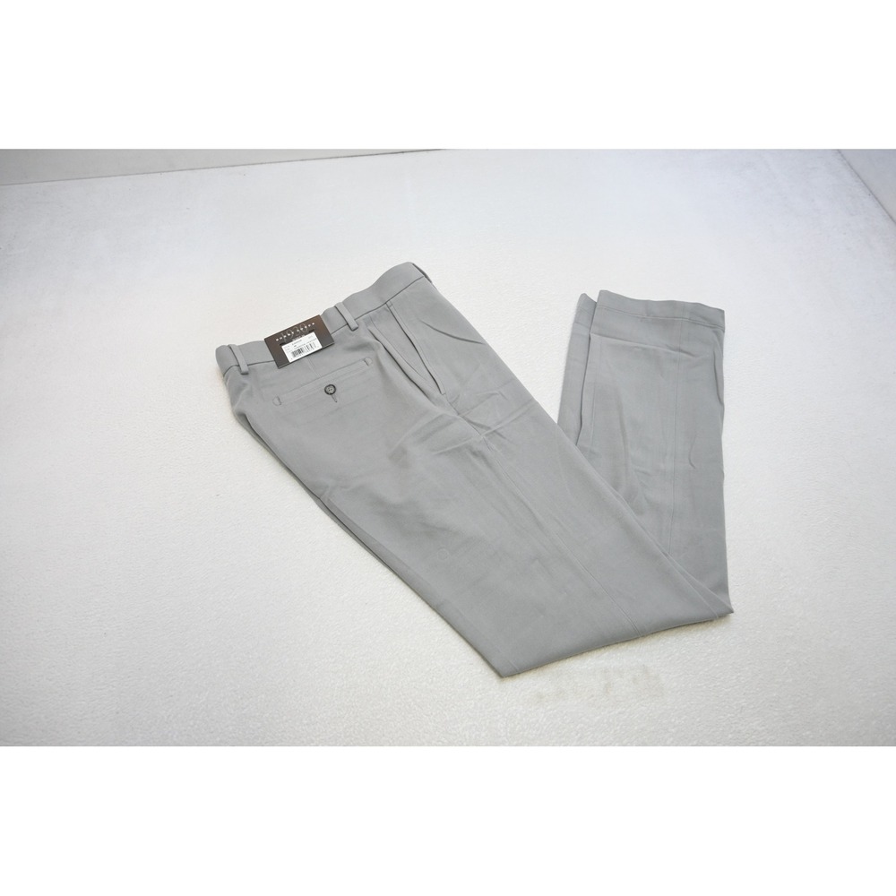 Bobby Jones 1930 Performance Dress Pants Mens 34x34 Gray Straight Leg NWT